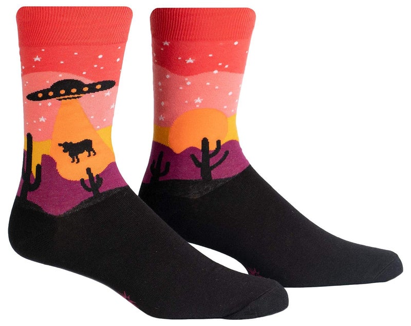 Sock It To Me Men's Crew Alien Socks - Image 1